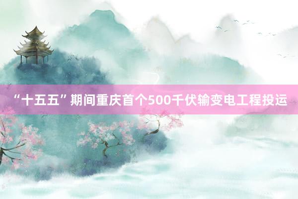 “十五五”期间重庆首个500千伏输变电工程投运